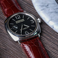 Bespoke Watch Strap in Reddish Brown Crocodile