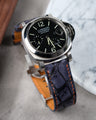 Bespoke Watch Strap in Grey Rubbed Off Crocodile