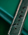 Bespoke Watch Strap in Green Ostrich