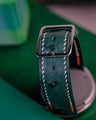Bespoke Watch Strap in Green Ostrich
