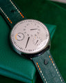 Bespoke Watch Strap in Green Ostrich