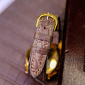 Bespoke Watch Strap in Grey Himalayan Crocodile