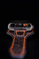 Bespoke Bund Strap in Black Crocodile