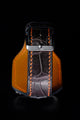 Bespoke Bund Strap in Black Crocodile