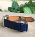 Bespoke Watch Strap in Navy Blue Epsom
