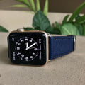 Bespoke Watch Strap in Navy Blue Epsom