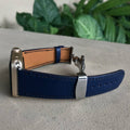Bespoke Watch Strap in Navy Blue Epsom