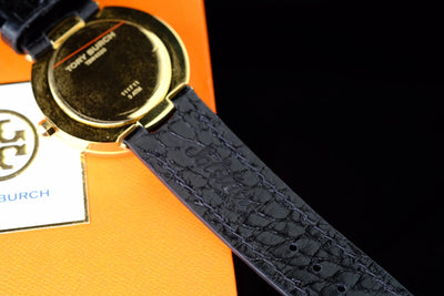 Bespoke Watch Strap in Jet Black Crocodile