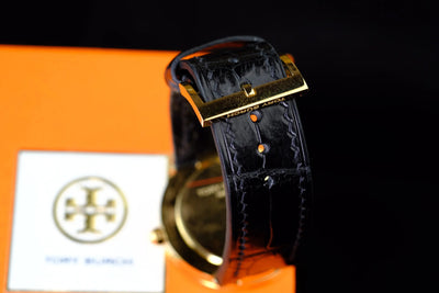 Bespoke Watch Strap in Jet Black Crocodile