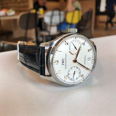 Bespoke Watch Strap in Black Crocodile