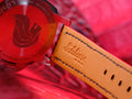Bespoke Watch Strap in Ferrari Red Python