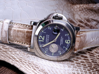 Bespoke Watch Strap in Natural Himalayan Crocodile