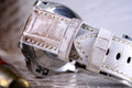 Bespoke Watch Strap in Natural Himalayan Crocodile