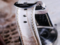 Bespoke Watch Strap in Natural Himalayan Crocodile