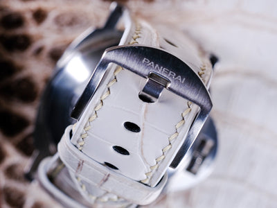 Bespoke Watch Strap in Natural Himalayan Crocodile