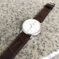 Bespoke Watch Strap in Chocolate Brown Crocodile