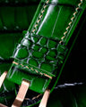 Bespoke Watch Strap in Pine Green Alligator