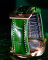 Bespoke Watch Strap in Pine Green Alligator