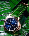 Bespoke Watch Strap in Pine Green Alligator