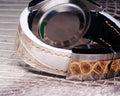 Bespoke Watch strap in Natural Himalayan Crocodile