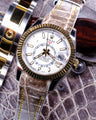 Bespoke Watch Strap in Natural Himalayan Crocodile