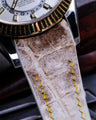 Bespoke Watch Strap in Natural Himalayan Crocodile