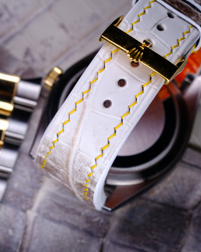 Bespoke Watch Strap in Natural Himalayan Crocodile
