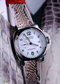 Bespoke Watch Strap in White Python