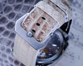 Bespoke Watch Strap in Natural Himalayan Crocodile