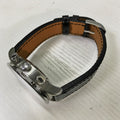 Bespoke Watch Strap in Black Crocodile