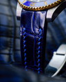 Bespoke Watch Strap in Electric Blue Crocodile