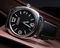 Bespoke Watch Strap in Black Chèvre