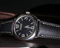 Bespoke Watch Strap in Black Chèvre