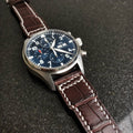 Bespoke Watch Strap in Chocolate Brown Crocodile