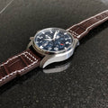 Bespoke Watch Strap in Chocolate Brown Crocodile