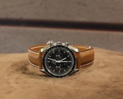 Bespoke Watch Strap in Brown Chevre