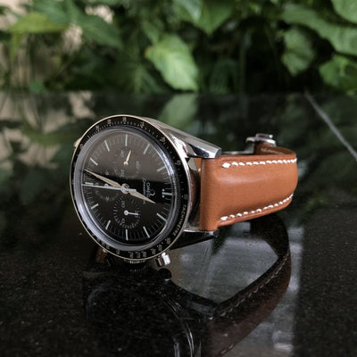 Bespoke Watch Strap in Golden Barenia