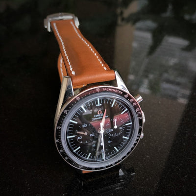 Bespoke Watch Strap in Golden Barenia