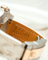 Bespoke Watch Strap in Natural Himalayan Crocodile