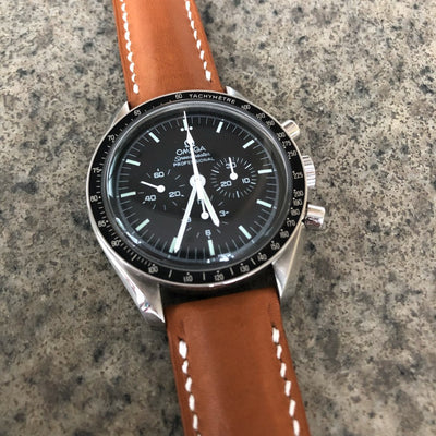 Bespoke Watch Strap in Golden Barenia