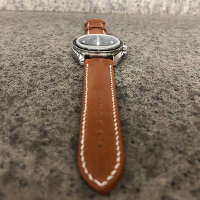 Bespoke Watch Strap in Golden Barenia