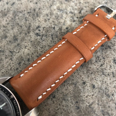 Bespoke Watch Strap in Golden Barenia