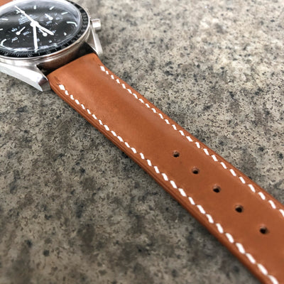 Bespoke Watch Strap in Golden Barenia