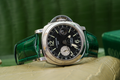 Bespoke Watch Strap in Hunter Green Crocodile