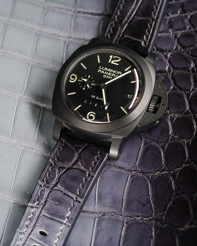 Bespoke Watch Strap in Ombre Dull Crocodile