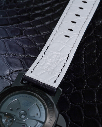 Bespoke Watch Strap in Ombre Dull Crocodile
