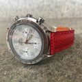 Bespoke Watch Strap in Blood Red Lizard