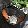 Bespoke Watch Strap in Glossy Black Crocodile