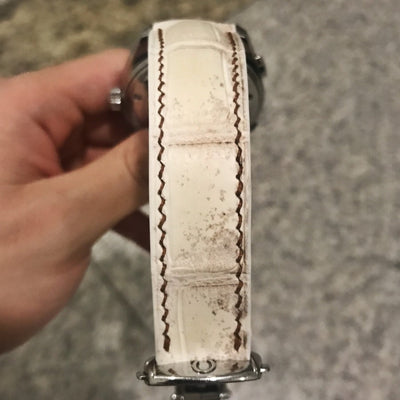 Bespoke Watch Strap in Natural Himalayan Crocodile