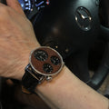 Bespoke Watch Strap in Black Crocodile